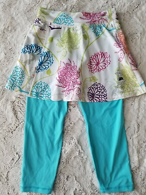 #ad Women#x27;s Runningskirts.com Size 1 S Skirt With Capri Leggings Multicolor Floral $42.00