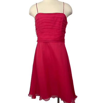 #ad Watters amp; Watters Silk Pink Cocktail Dress Size: 12 $36.00