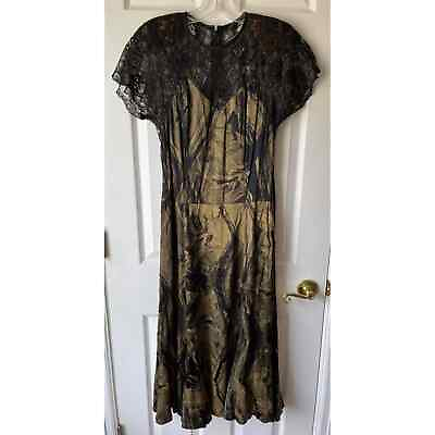 #ad #ad Vintage Carole Little Dress Womens 6 Sweetheart Lace Goth Whimsygoth Witchy $49.99