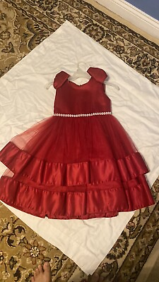 #ad girl party dress size 7 $19.99