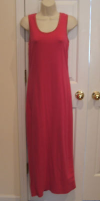 new in pkg Newport News hot pink beach cover up long casual dress size small $17.59