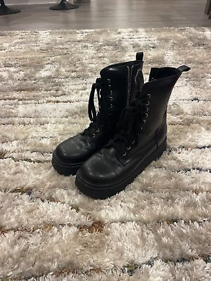 #ad black boots womens $50.00
