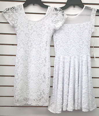 Girls Cheryl Kids White Dresses Size S 7 8 L 14 $19.88