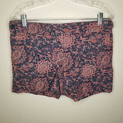 #ad Kenar Womens Pink Purple Boho Short Shorts Size 8 $12.99