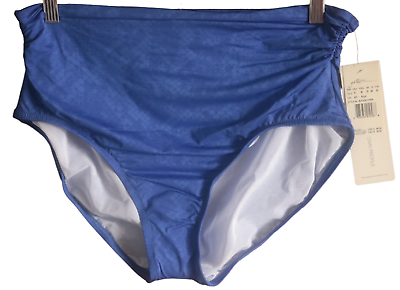 #ad Profile by Gottex Bikini Bottoms For Women High Waist Royal Sz 12 14 16 $27.99