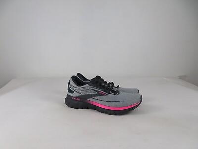 Brooks Trace 2 Womens 8.5 B Shoes Gray Pink Running Walking Gym Sneaker Lace Up* $84.97