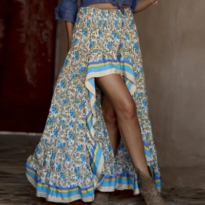 #ad Womens Boho Skirt wrap skirt Boho Maxi skirts Mandala maxi skirt Bohemian skirts $18.99