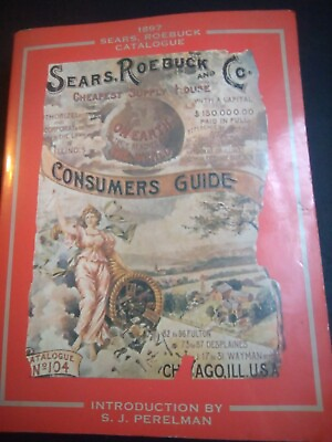 #ad #ad 1897 Sears Roebuck Catalogue Consumer Guide 1968 $15.99