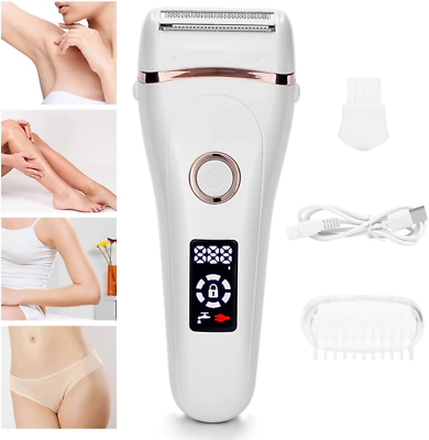 Electric Lady Shaver Bikini Trimmer Wet amp; Dry Rechargeable Cordless Painless $41.85