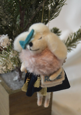 #ad Anthropologie Travel Poodle Ornament Rome NWT $60.00