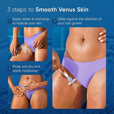 #ad #ad Venus Bikini Sensitive Hair Removal 2 Women Razors Intimate care no irritation $25.23