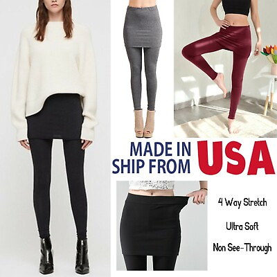 #ad Regular Plus Size Women#x27;s Stretch Yoga Workout Fashion Lounge Skirt Leggings $18.99