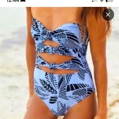 #ad Aerie cutouts swimsuit one piece bathing suit size XS $11.00