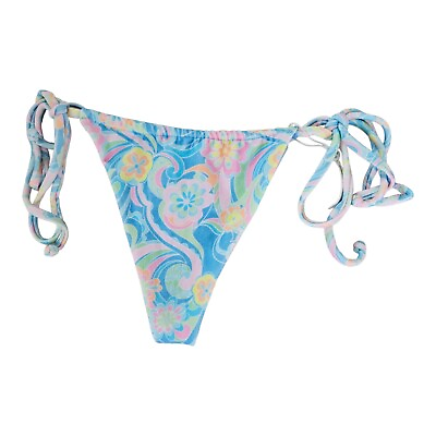 #ad #ad Frankies Bikinis Women#x27;s Tia Terry Sunshower String Bikini Bottom Size Large $28.42
