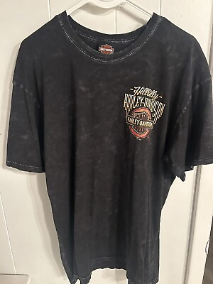 #ad Harley Davidson T Shirt Gatlinburg Hillbilly Harley Size Large $19.99