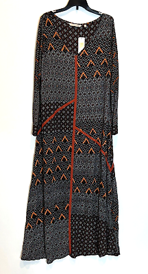 #ad Soft Surroundings Womens Small Long Sleeve Maxi Dress Style #2cm67 $92.81
