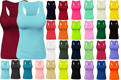 Ribbed Racerback Tank Top Camisole One Size $12.95