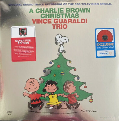 Vince Guaraldi Trio – A Charlie Brown Christmas Red Glitter Vinyl $22.98