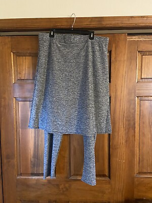 #ad Womens Skirt With Leggings Size 2x Space Gray $38.00