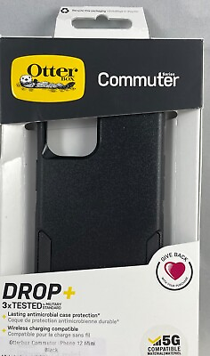 #ad Genuine OtterBox Commuter Series for Apple iPhone 12 Mini Black BRAND NEW $9.99