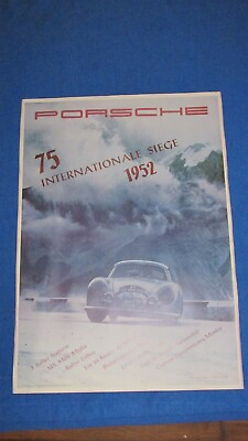 #ad Porsche 1952 75 International Siege Poster John Willhoit Auto Racing Long Beach $199.00