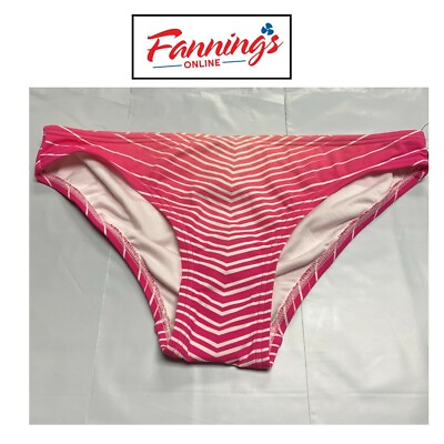#ad Vince Camuto Pink Stripe Bikini Bottoms D12 $13.95