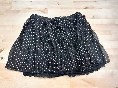 #ad VERONICA BEARD Black Polka Dot Mini Skirt Eden Pencil Skirt Women Size 4 NWT $65.00
