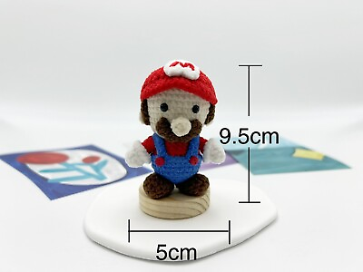#ad #ad Handmade crochet Mario DIY pendanttoysSuper Mario $18.95