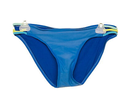 #ad Exhilaration Women’s Blue Size Medium M Bikini Bottom Swimwear $4.99