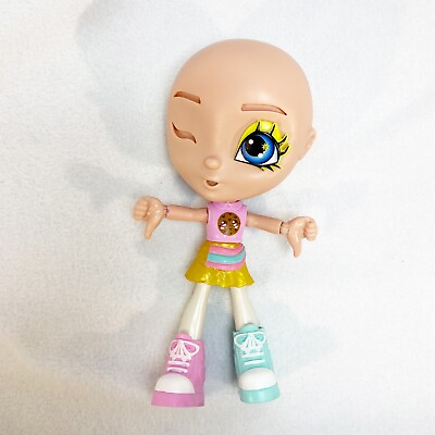 #ad #ad Mattel Cookie Swirl C Doll Lotta Looks Doll Shoes One Eye Top Skirt Hands $4.99