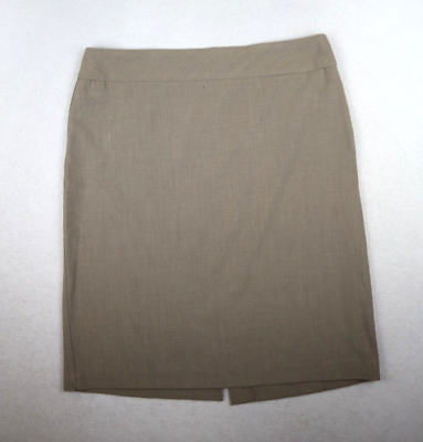 #ad COUNTERPARTS WOMEN#x27;S BEIGE PULL ON PENCIL SKIRT BUSINESS CAREER SIZE 12 $12.99