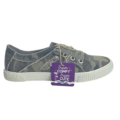 #ad Blowfish Malibu Women#x27;s 7 Fruit Sneaker Pull On Comfort Shoes Earth Camo $20.78