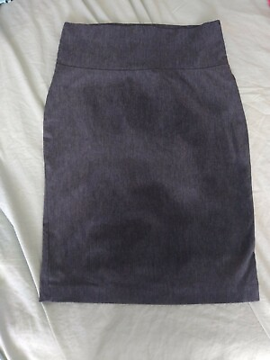 #ad Gray Stretchy Pencil Skirt $7.00