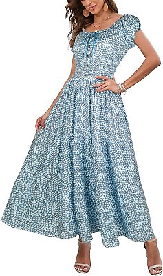 Women’s Sleeveless Summer Flowy Printed Boho Maxi Long Dress Dresses for Wedding $69.48