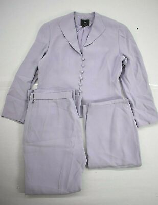 #ad 3 Piece Collection Womens Button Front Blazer Pencil Skirt Pant Suit Set 10 $250.25