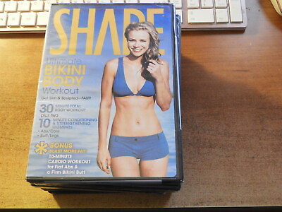 #ad SHAPE ULTIMATE BIKINI BODY WORKOUT DVD WITH OR WITHOUT A CASE $3.00