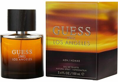 Guess 1981 Los Angeles by Guess cologne for men EDT 3.3 3.4 oz New in Box $21.02