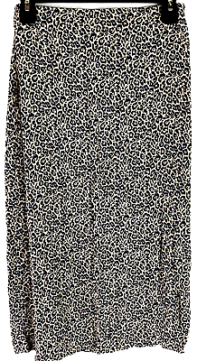 American Eagle Women#x27;s Small High Waisted Animal Print Cheetah Midi Skirt $16.97