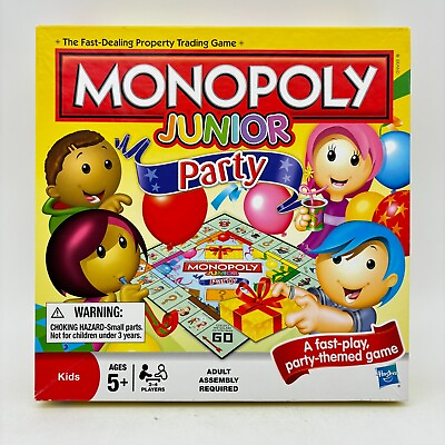 #ad Monopoly Junior Party Game COMPLETE Hasbro 2011 Kids Childrens Family $14.99