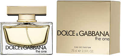 Dolce amp; Gabbana The One 2.5oz 75 ml Women#x27;s Eau de Parfum BRAND NEW SEALED BOX $32.99