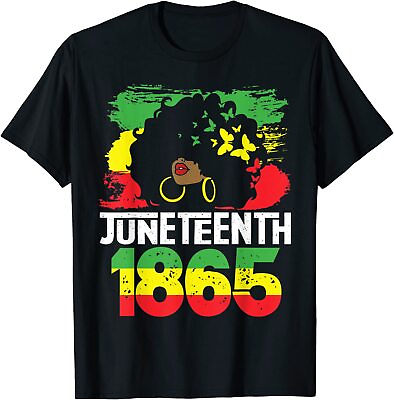Juneteenth Is My Independence Day Black Women Pride Unisex T Shirt $21.99