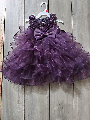 #ad Formal party dress dresses girl flower kid tutu bridesmaid wedding baby princess $16.65