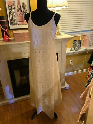 #ad boho maxi dress partially lined $7.50