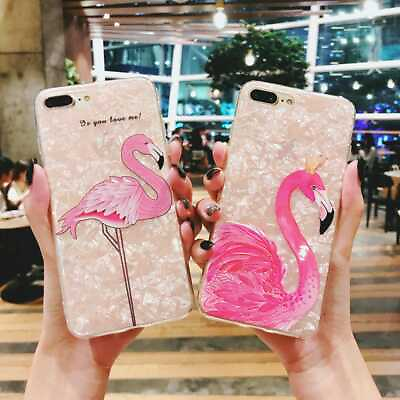 Cute IPhone Case Flamingo Girls Cover Rubber Silicone Slim Soft Thin Shockproof $6.98