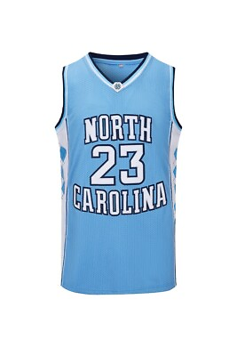 #ad Throwback North Carolina #23 Jordan Basketball Jersey Adult Youth Kids Size $18.99