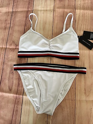 #ad #ad Tommy Hilfiger Swimsuit 2 Pc Women Size M $45.00