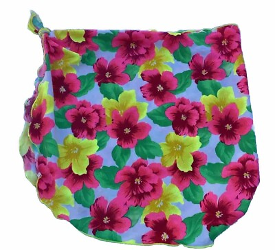 #ad Tropical Floral Tie Beach Swim Cover Up Wrap Mini Skirt Sarong $8.00
