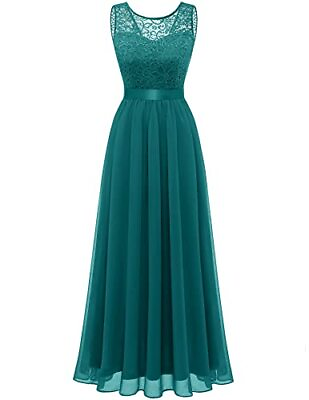 #ad Cocktail Dresses Prom Dress for Teens Wedding Guest X Small Long peacock Green $76.34