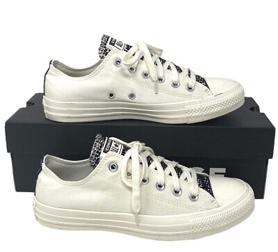 Converse Chuck Taylor All Star Low Top White Women Canvas Sneakers Size 570312F $49.99