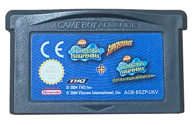 #ad SpongeBob Battle for Bikini Bottom Supersponge Nintendo GBA Cartridge only AU $24.90